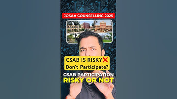 Urgent ‼️ News|CSAB Is Risky or Not❌|Csab Counselling 2025 Process|Csab Counselling Cutoff