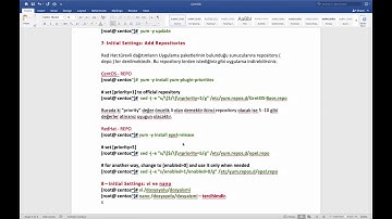02 - CentOS - İlk Ayarlamalar