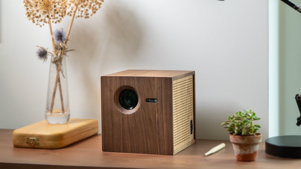 Danish-designed wooden projector that transforms any wall into a cinema ...
