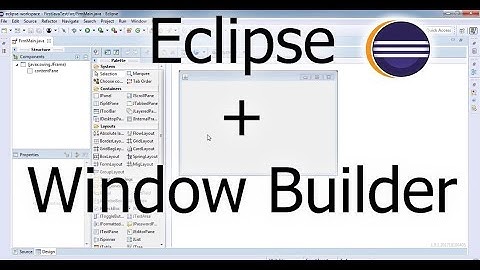 Java GUI Setup in Eclipse | Installing Java Window Builder (GUI Designer Plugin ) on Eclipse