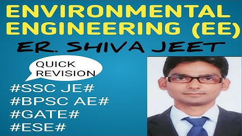 #1 ENVIRONMENTAL ENGINEERING/EE FOR #SSC JE#BPSC AE#GATE#ESE#