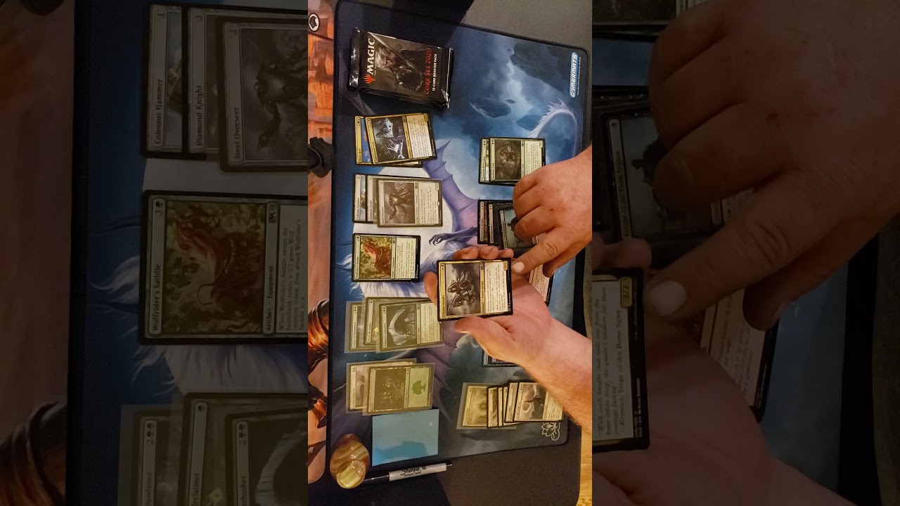 MTG- giveaway Winner and CORE SET 2020 2ND row