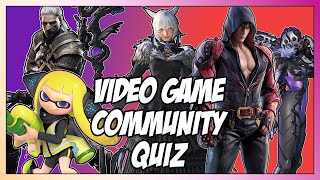 Video Game Community Quiz  Images, Music and Character + Bonus