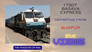 BASAVA EXPRESS 17307 DN MYS-BGK Arriving & Departure from Bijapur / म्हैसुर  - यसवंतपुर - बागलकोट - YouTube