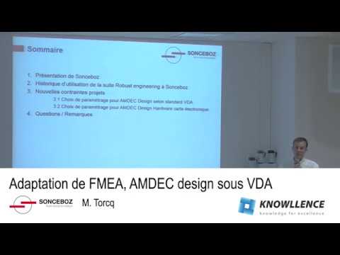 SONCEBOZ   adaptation de FMEA et AMDEC Design sous VDA