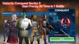 Galactic Conquest Sector 3 - Gain 20 Frenzy in 1 Battle