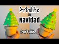 🔴ARBOLITO de NAVIDAD con CARTULINAS de Colores 😱- Momuscraft