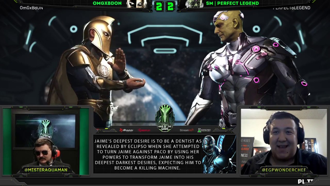 Injustice 2 - Perfect Legend (Brainiac) Vs OMGXBDON (Dr Fate)  - EPIC