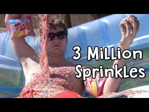 3 Million Sprinkles on a Cake Just About