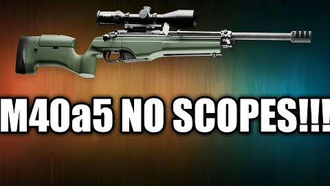 M40a5 NOSCOPE MONTAGE!! | BULLET FORCE