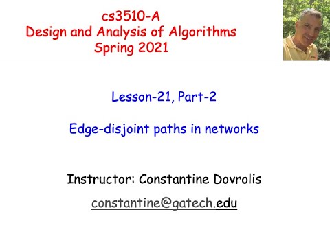 Introduction to Algorithms - Lesson 21.2 - YouTube