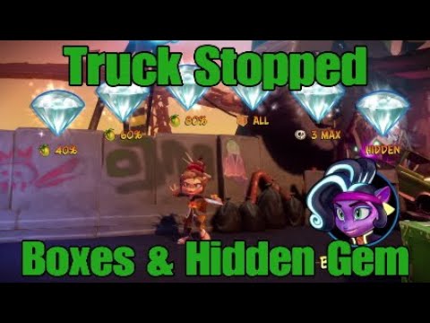 Crash Bandicoot 4 - Truck Stopped N. Sanely Perfect Relic ALL BOXES, Hidden gem (no deaths)