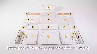 Assembly Guide | Selene Modern Extendable Fluted Dining Table