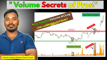 Volume Analysis Masterclass In Tamil | Real Chart Examples | Price Action + Volume Explained