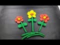How to make clay flower  flower clay toys making for kids  flower clay polymer for kids