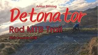 Detonator Red Mountain Bike Trail - Antur Stiniog North Wales MTB Uplift #strava #garmin