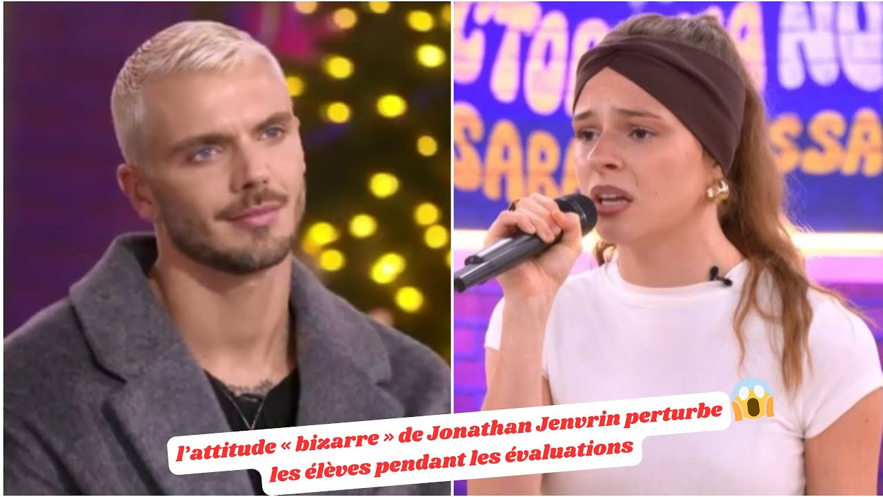 Star Academy: Jonathan Jenvrin's "bizarre" behavior disturbs students  during assessments - YouTube