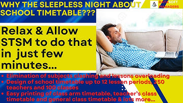 School Timetable Scheduling Module