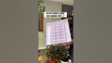 Hot wheels show case making 💯 #youtubeshorts #craft #art #showcase #diy #hotwheels