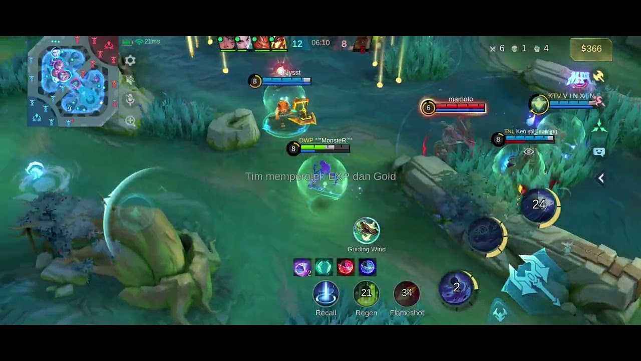 Novaria mid lane MVP rank mobile legend MLBB