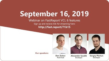 Webinar on FastReport VCL 6 features