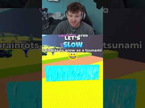 I Turned Into A WAVE In Escape Tsunami For Brainrots! 😮 #escapetsunamiforbrainrots #roblox