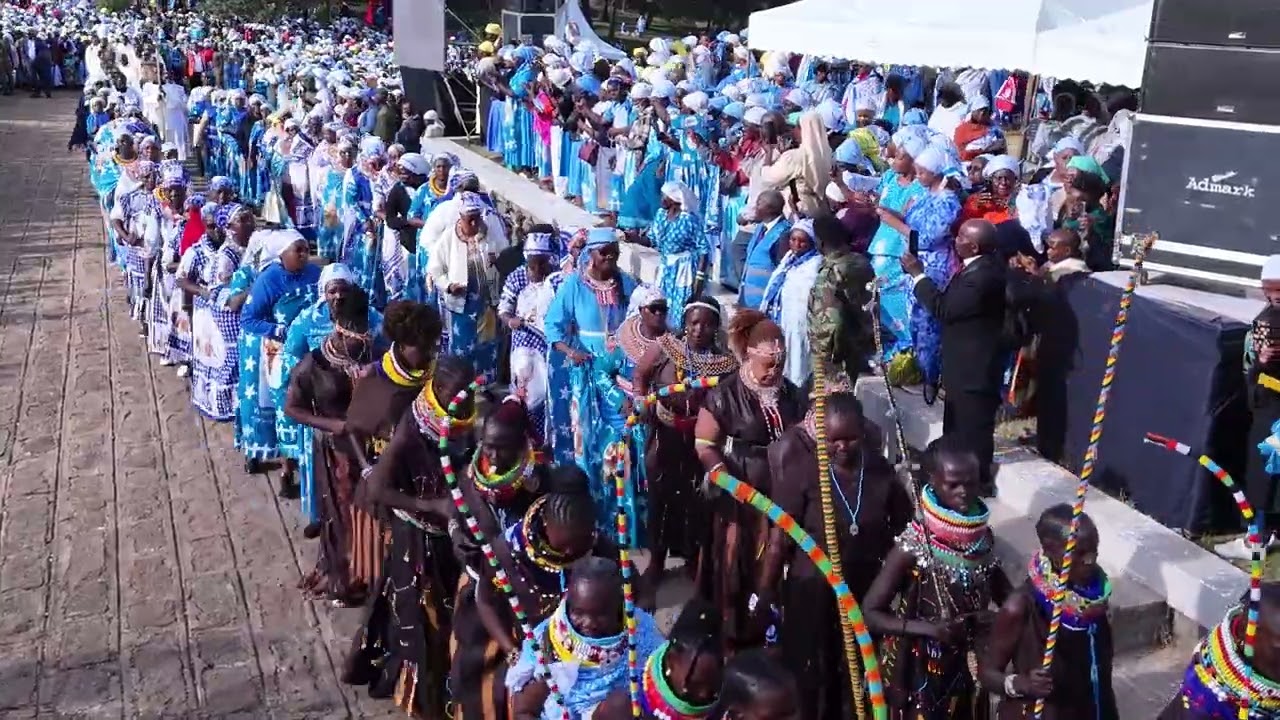 Drone:Msafara wa Askofu Wallace/ Askofu Oseso: Misa ya Kitaifa ya kina mama Wakatoliki;Mji wa Maria 