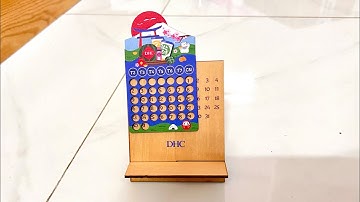 Hướng Dẫn Ráp Lịch Gỗ Để Bàn DHC