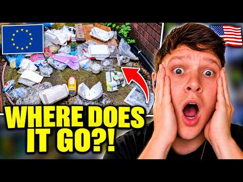 American Reacts to How Europe Handles Trash… This Is GENIUS!