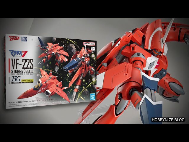 HG 1/100 VF-22S Sturmvogel II (Milia Fallyna Jenius Use) / Macross