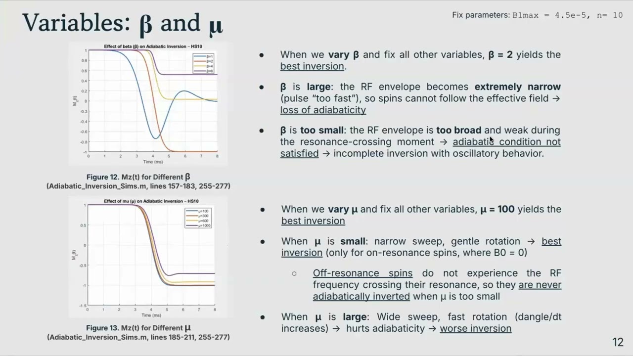 BENG280A Project 2: Adiabatic Inversion in PASL (GROUP 21**)