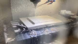 CNC- Facing and 2D high speed tool path Mastercam- strong feed rate