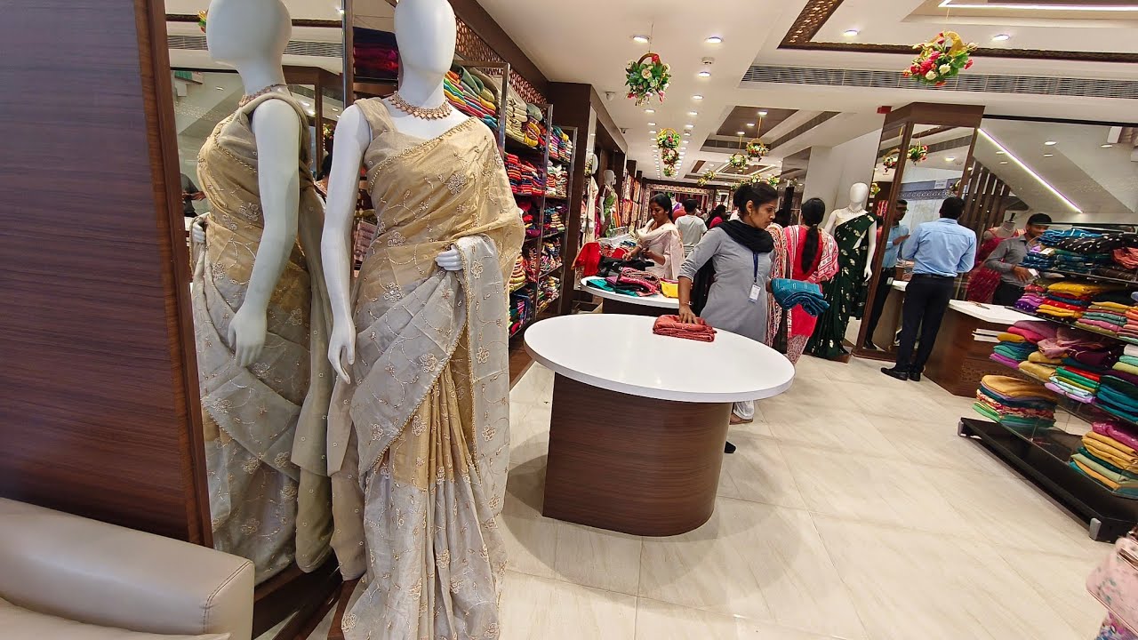 నర్సింగ్ లో లేటెస్ట్ డిజైన్స్ తో అదిరిపోయే ఫాన్సీ సారీస్ కలెక్షన్స్ 👌🤩, AS Rao Nagar branch ECIL 