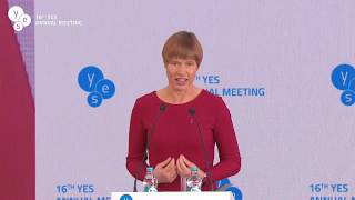 Kersti Kaljulaid’s, President of Estonia, speech at the 16th YES Annual Meeting