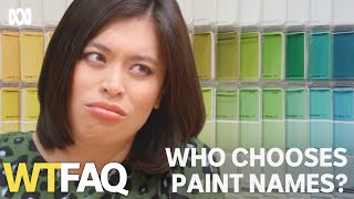 How do they come up with names for paint colours? | WTFAQ | ABC TV + iview