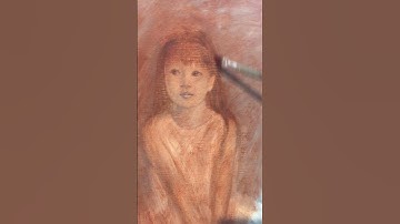 Oil painting- Quá trình vẽ đơn sắc  cho bức tranh #drawing #artwork