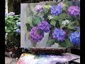 How to Paint Hydrangeas. Katya Held's Alla Prima Oil Painting Demonstration