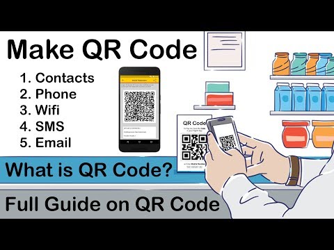 What is QR Code? | Generate QR Code for Visiting Card, Phones, WiFi, URL, SMS, Email