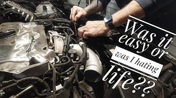 CTS turbo elbow install B9/B9.5 SQ5. Was it as hard as everyone says it is?