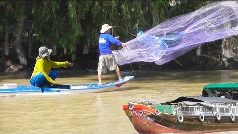 nghề chài lưới bắt cá lớn to làm giàu không sợ thất nghiệp #mientaytv
