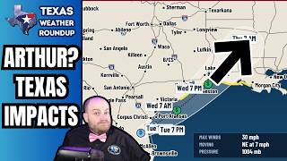 PTC One Could Become Arthur: Texas Rain Threat Shifts East