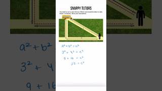 Pythagoras Made Easy // Snappy Tutors #maths #examquestion #studenthacks