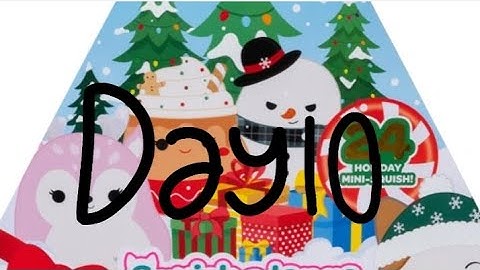 (PG) T.E.A.M Studios Squishmallows Squish-a-longs Advent Calendar Daily Unboxings Day 10