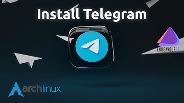 How to install Telegram for Arch Linux EndeavourOS