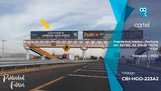 CBI-HGO-223A2 | Puente Aut. Mexico - Pachuca km 60+150, A2 (Hacia PACH) V-Sur , HGO