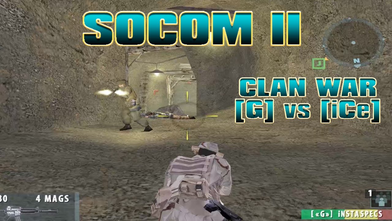 SOCOM 2 [G] vs [iCe] Clan War *How To Play In Description*
