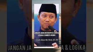 Jangan Jadikan Budaya & Logika Sebagai Sumber Agama #dakwahsunnah #kajiansunnah #shorts