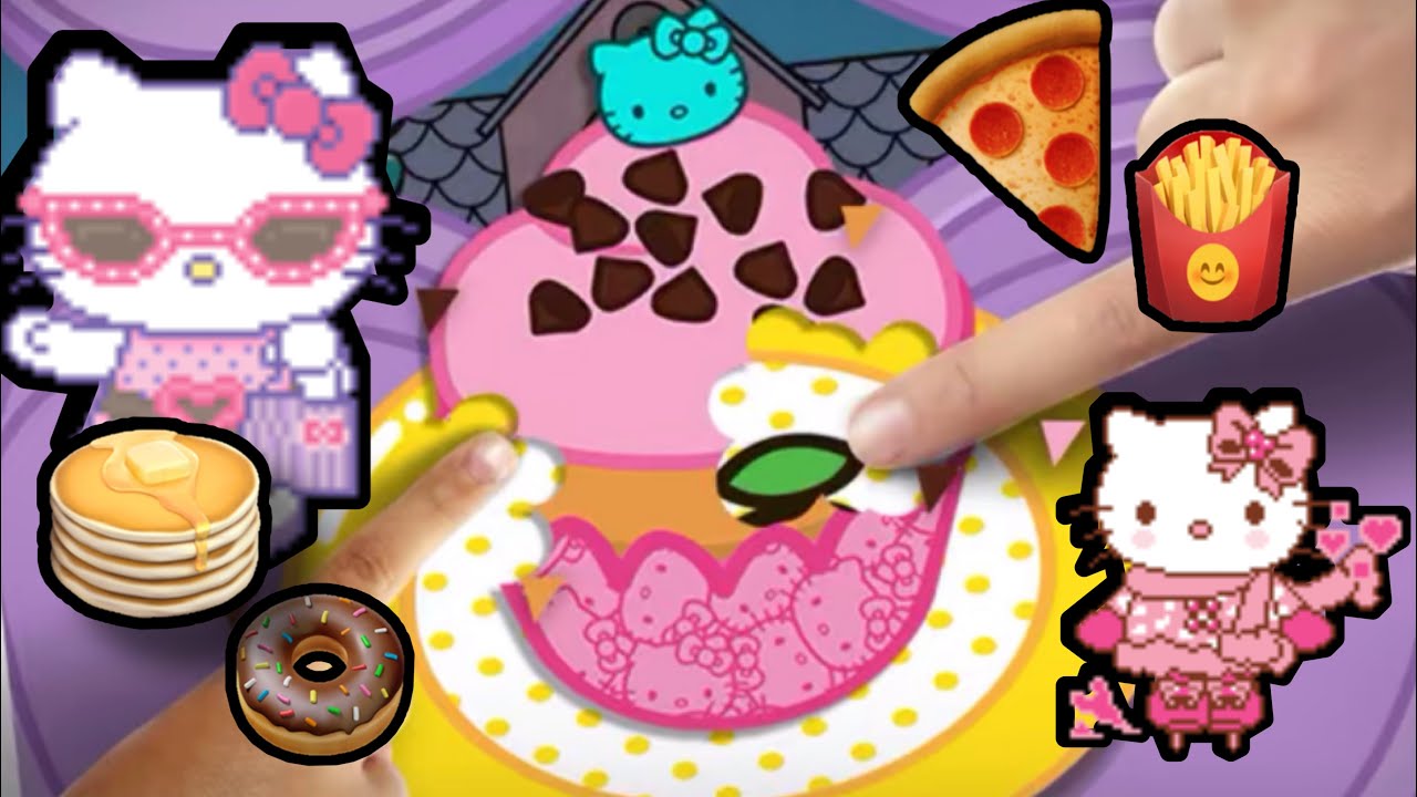 Makanan Hello  Kitty  Permainan  Anak Perempuan YouTube