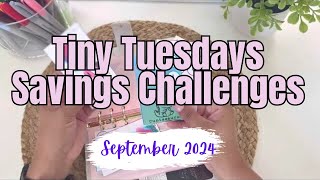 Tiny Tuesday Savings Challenges | September 2024