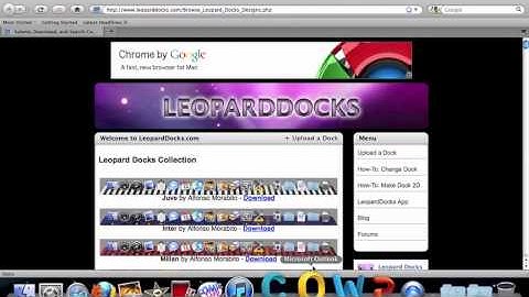 How to change your dock Theme on MAC :-)